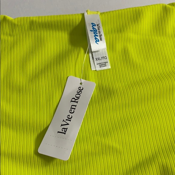 Hi Waisted Bikini Bottom NWT La Vie en Rose XXL - Picture 2 of 6